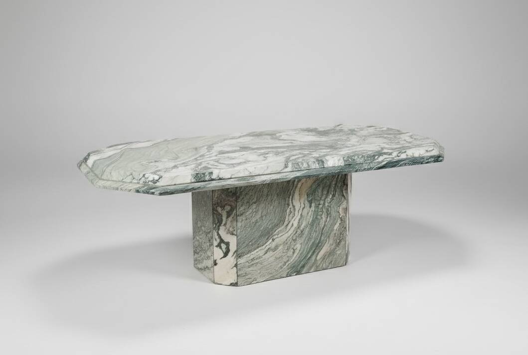 Green marble table Luana
