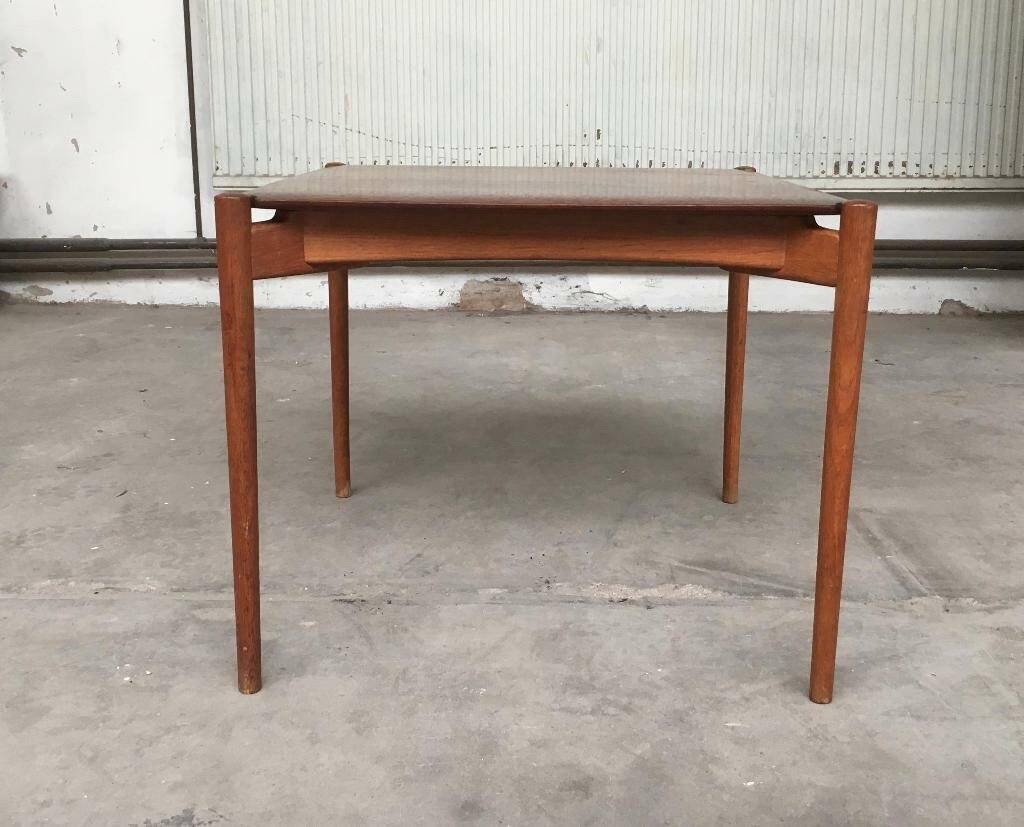 Mid-century German coffee table series 400 in teak by Hartmut Lohmeyer for Wilkhahn, 1950s.