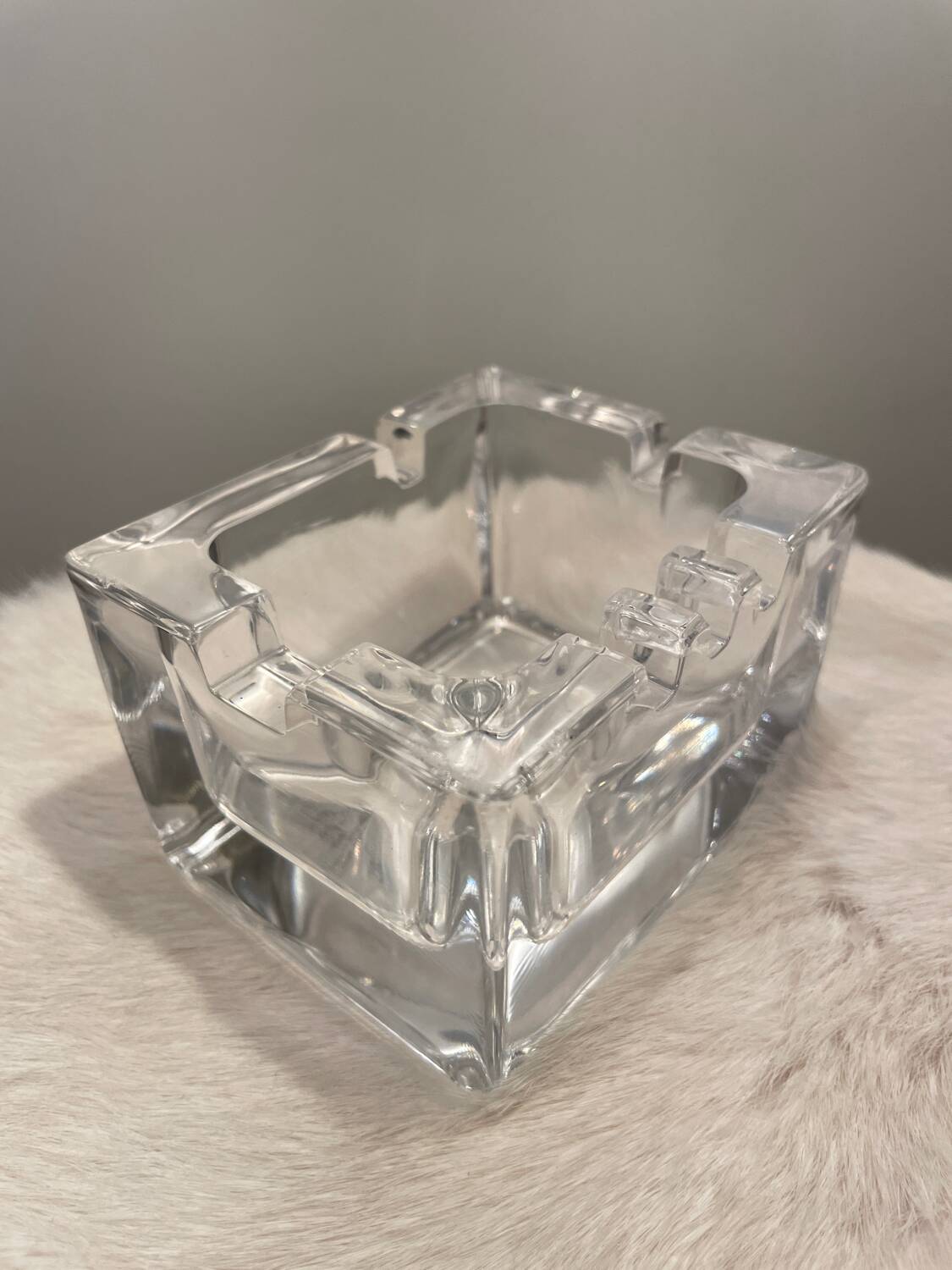 Crystal ashtray “The Cigaro” by Franck Kaj – Nuutajärvi