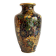 Vase in cloisonné enamel