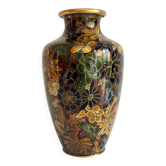 Vase en emaux cloisonnés