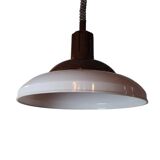 Vintage space-age plastic pendant lamp