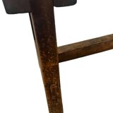 Vintage solid wood sofa / dining bench