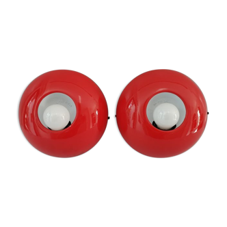 Pair of Wall Lamps Vico Magistretti for Oluce - "Olga"