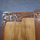 three-door wardrobe in fruitwood veneer, Art Deco style
