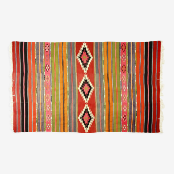 Anatolian handmade kilim rug 270 cm x 171 cm