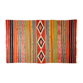 Anatolian handmade kilim rug 270 cm x 171 cm