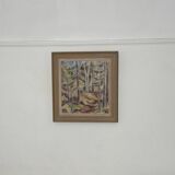 Original Swedish Oil on Canvas – “Forest” by Gottfrid Lård