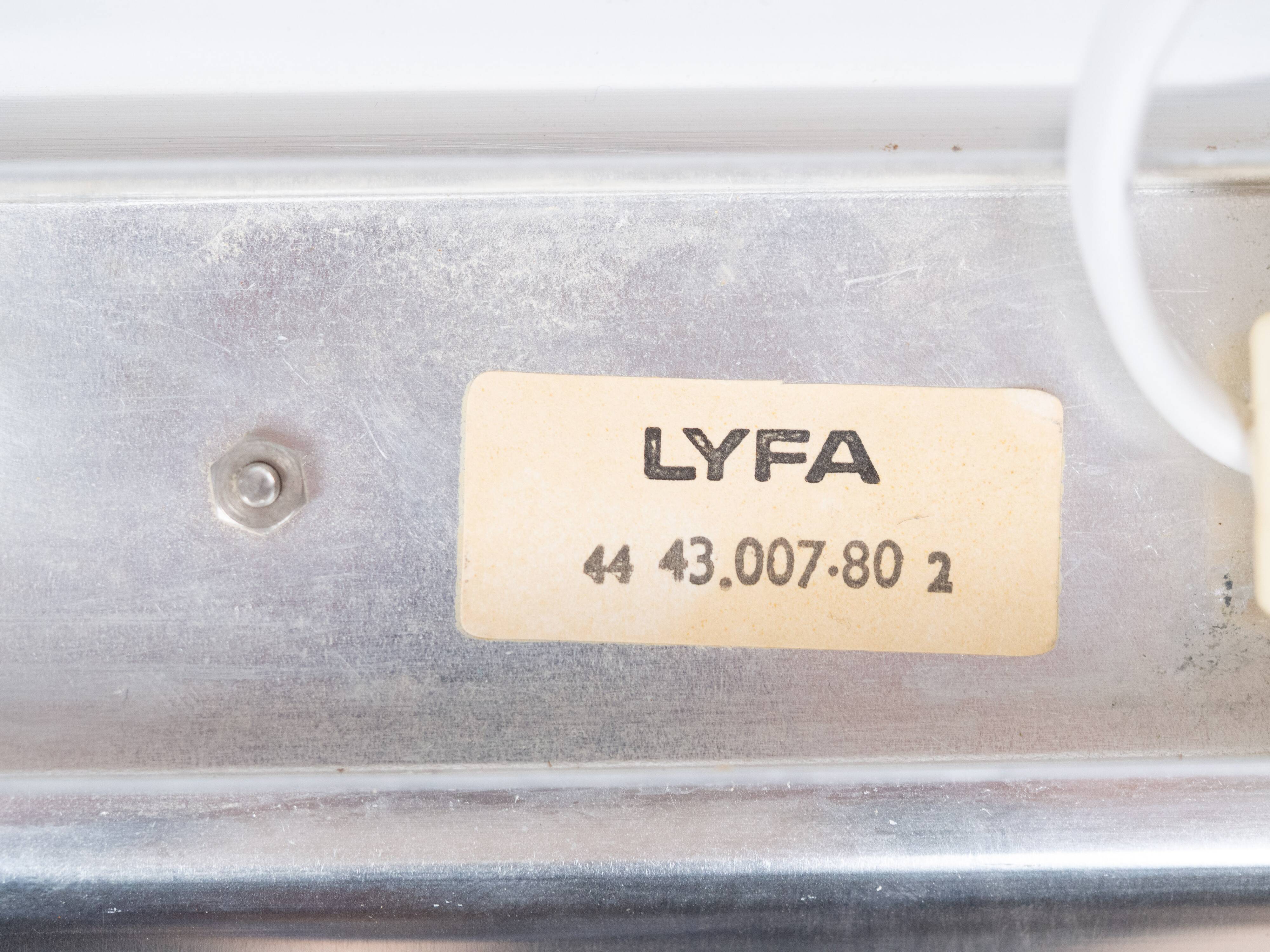 Pair of Danish vintage wall lamps Pandean by Bent Karlby, Lyfa, 1960s