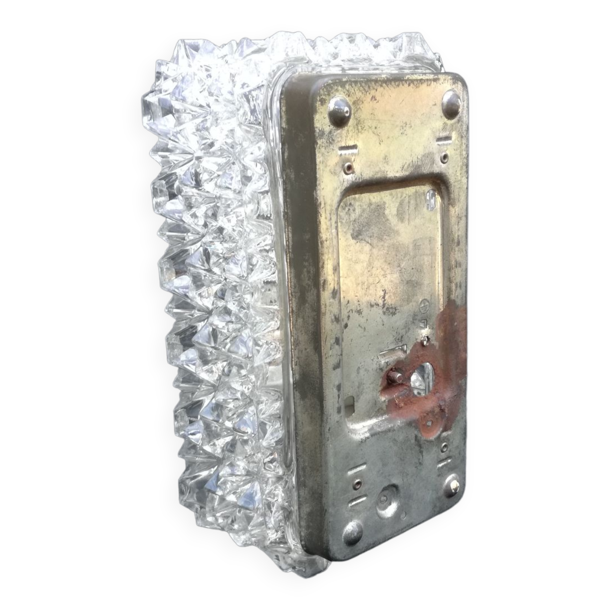 Rectangular wall lamp by Erco, Germany, 1970