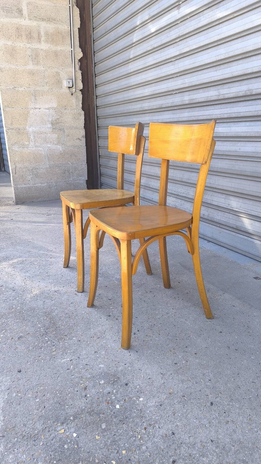 Pair of Luterma bistro chairs, 1960s