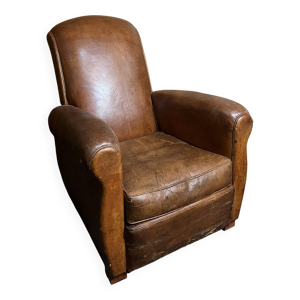 Fauteuil en cuir