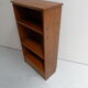 Vintage oak open bookcase