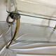 Vintage chrome and gold coffee table design 70-80