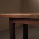 Large solid wood table, handcrafted.
