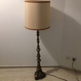 Brass floor lamp