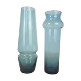 Scandinavian roll vases, Riihimaki glass Tamara Aladdin