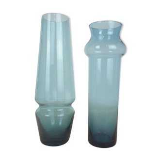 Scandinavian roll vases, Riihimaki glass Tamara Aladdin