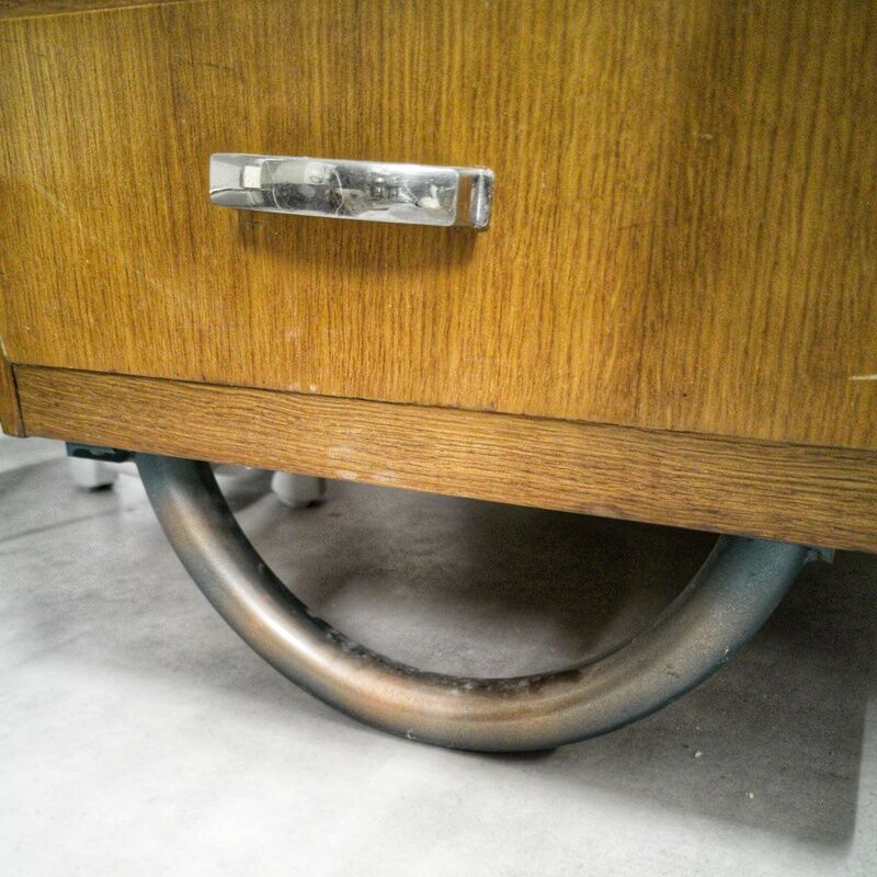 Vintage schoolmaster's desk