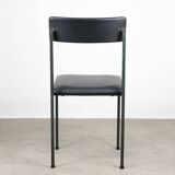 Vintage minimalist leatherette dining chair