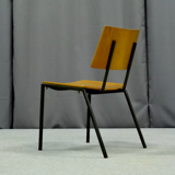 Lot of 4 oak chairs, 1974