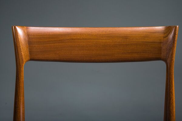 Chaises de salle à manger en similicuir vert botanique, années 1970, lot de 4