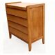 Vintage wooden chest of drawers 1950s