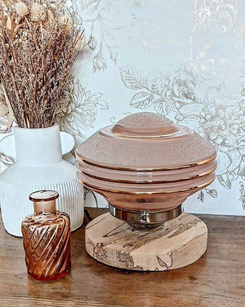 Lampe vintage art déco