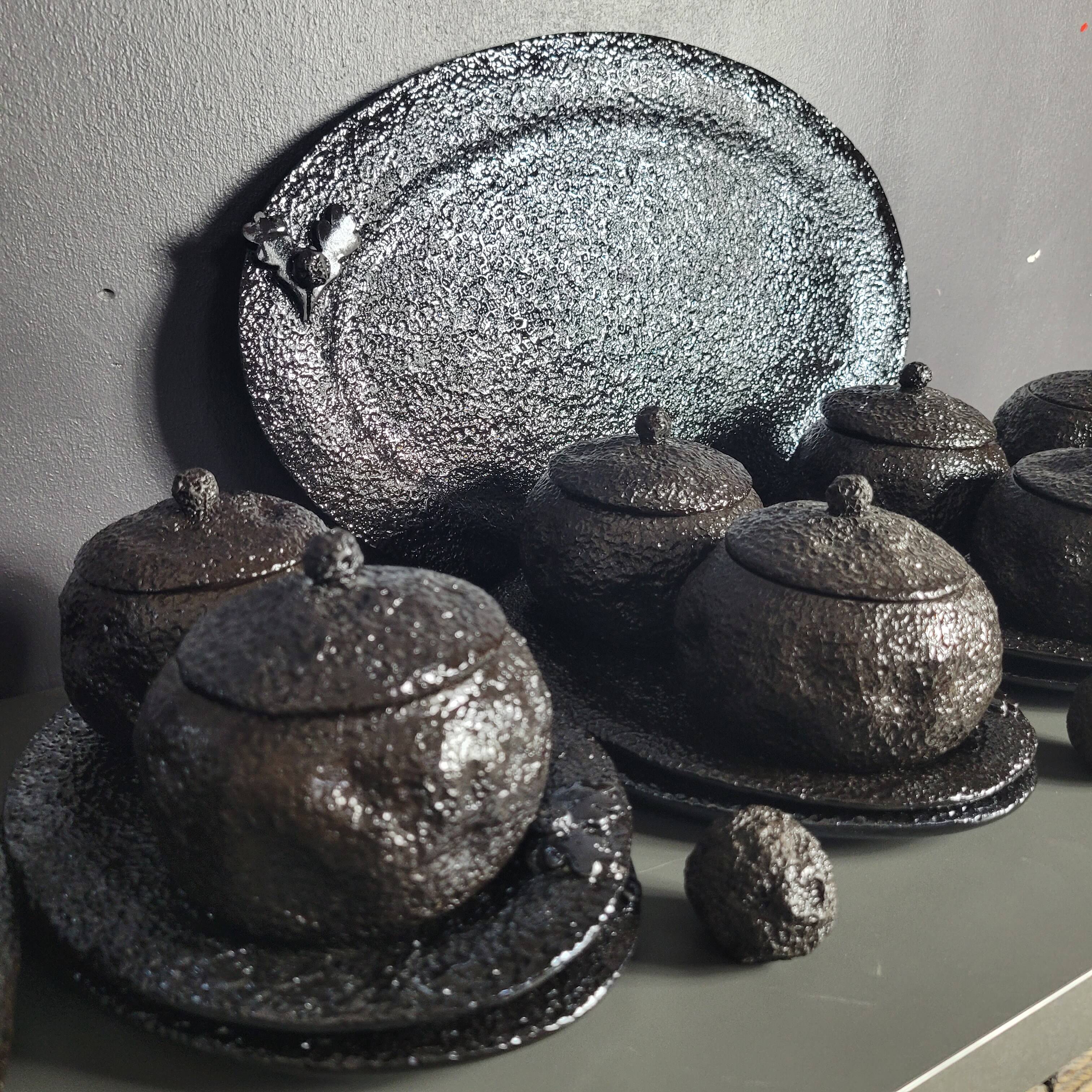 Caroline Bonenfant ceramic truffle set