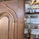 Pair of 19th-century oak cupboard doors