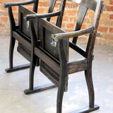 Vintage Cinema Seats, 1930s, Set of 2