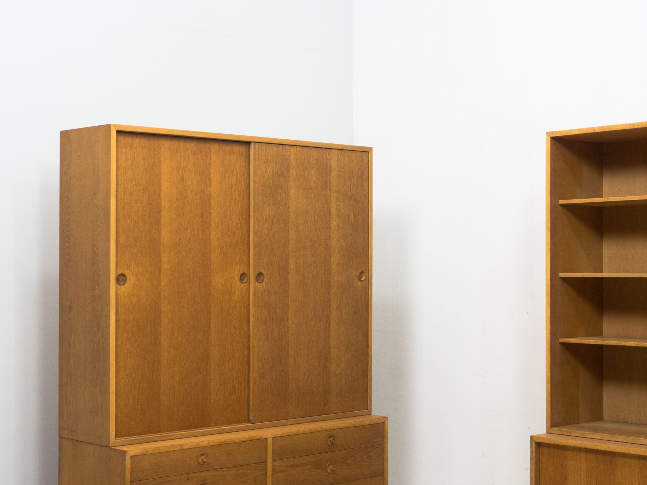 Karl Andersson & Söner pair of oak cabinets by Børge Mogensen