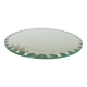 Vintage round mirror, freestanding, Art Deco, bevelled, 1940s 50s