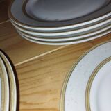 set of antique porcelain tableware from Austria – gilding –