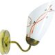 Glass wall lamp, Poland, 1950s