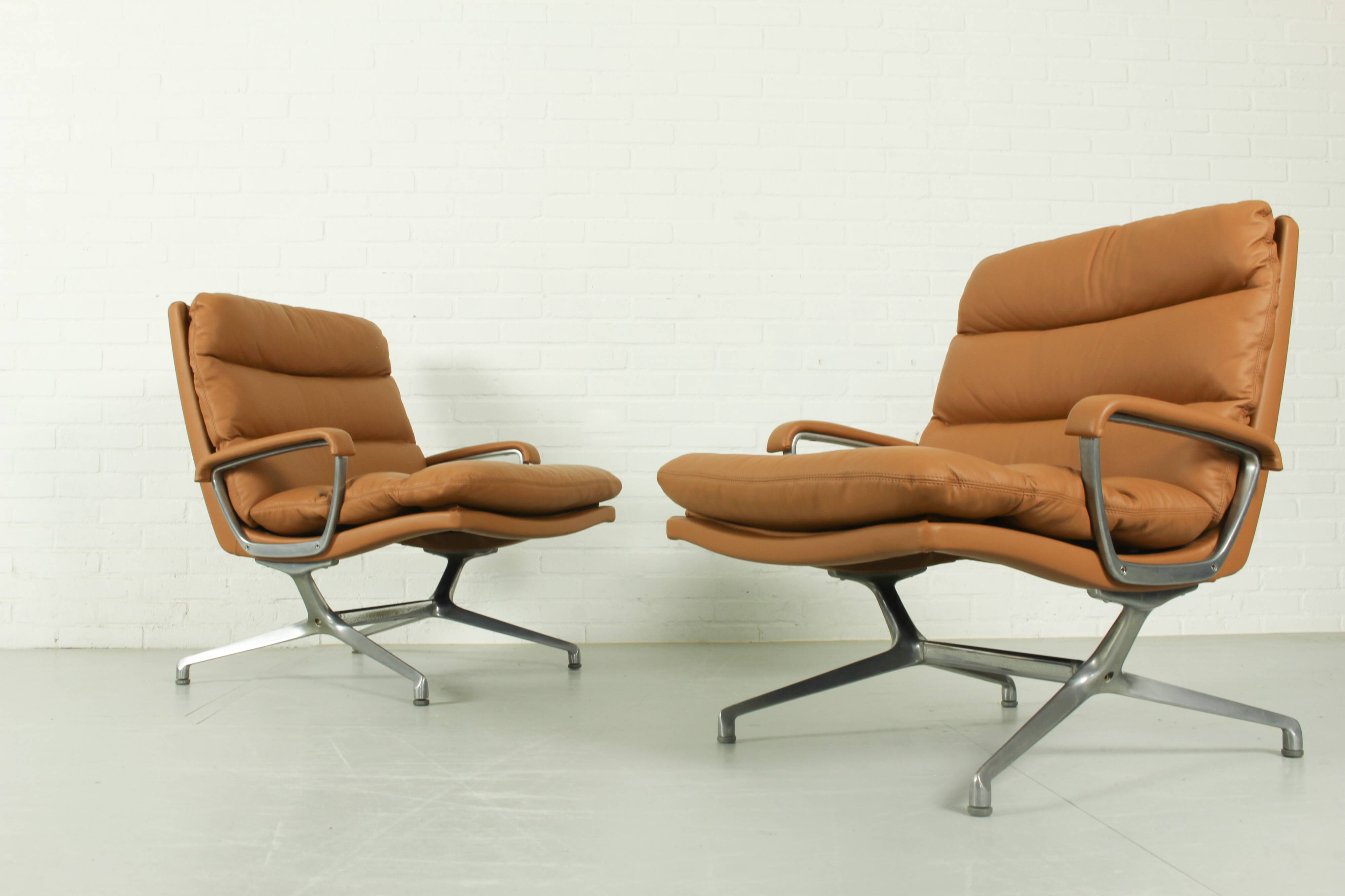 Set of 2 Paul Tuttle Lounge Chair 'Gamma' for Strässle, 1970s