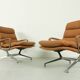 Set of 2 Paul Tuttle Lounge Chair 'Gamma' for Strässle, 1970s