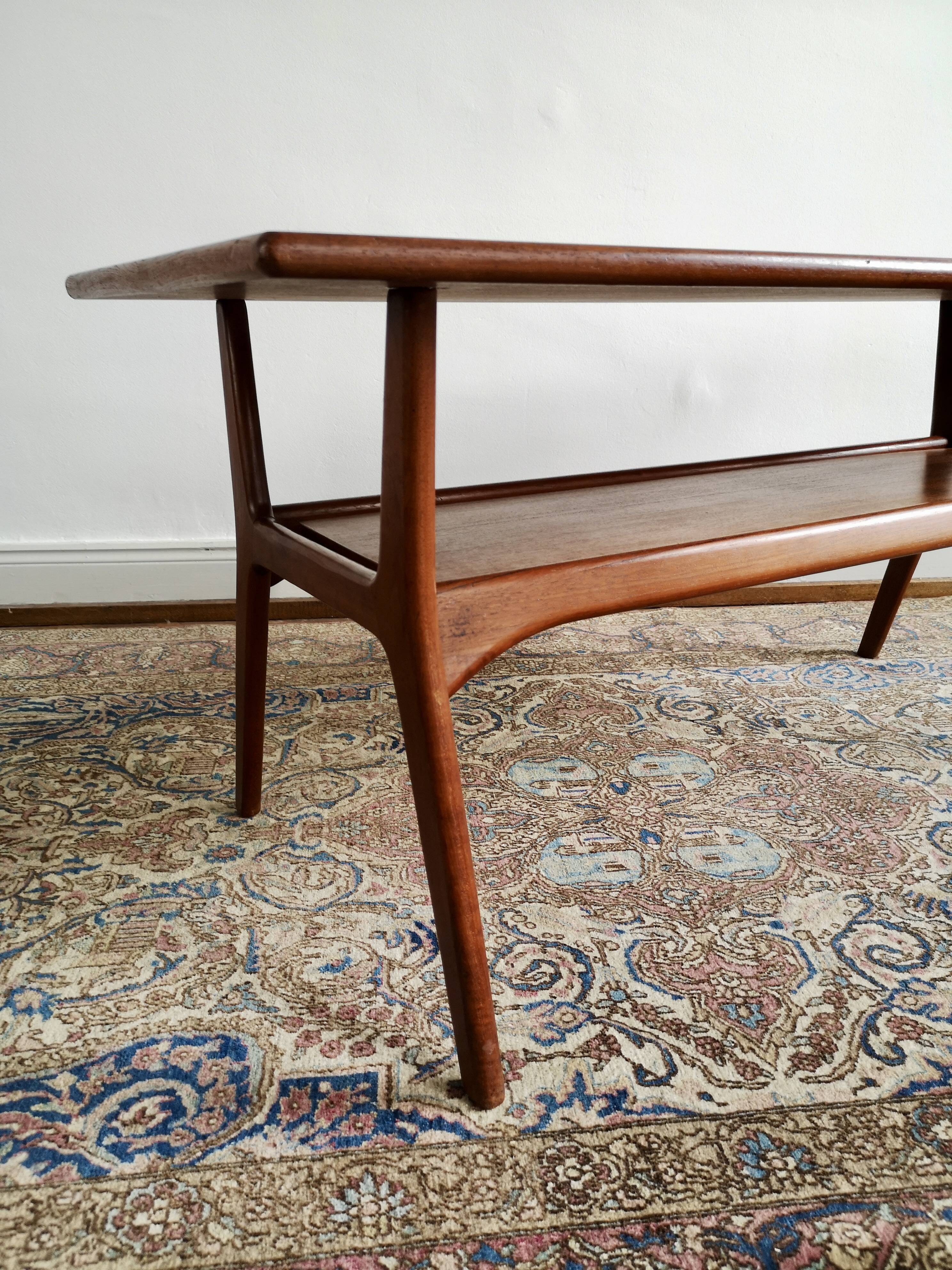 Scandinavian coffee table 60, teak