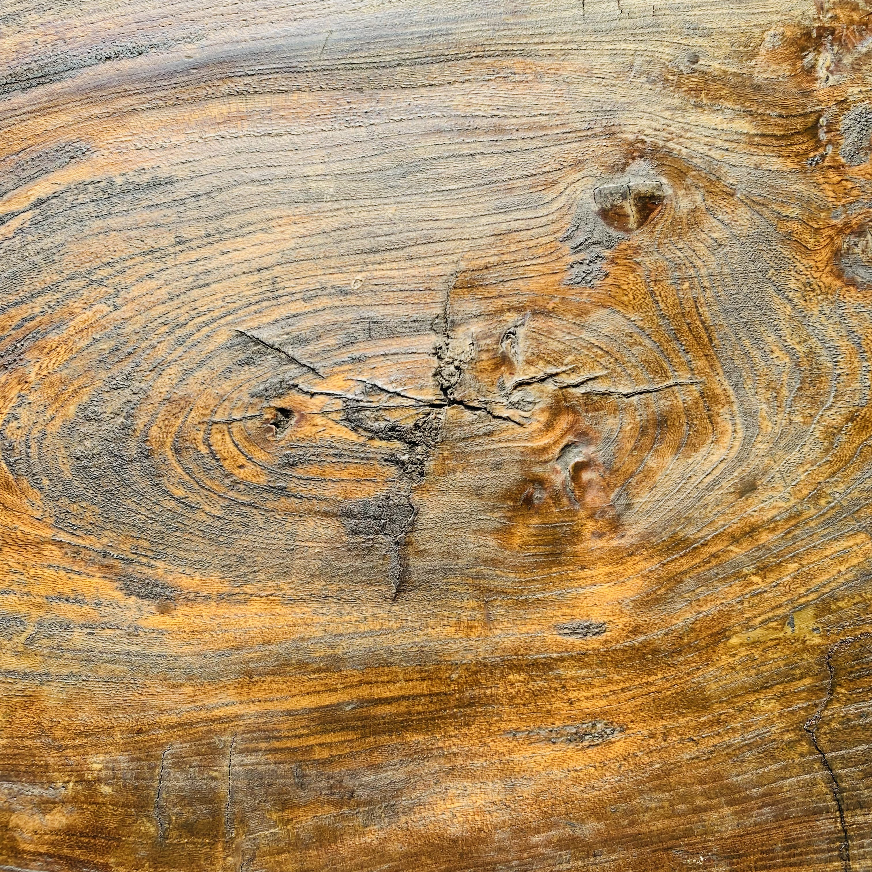 Brutalist tripod coffee table