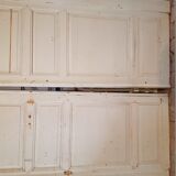 Lot de 3 boiseries anciennes de soubassement XIXème