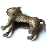 Book greenhouse, bronze leopards, 70s