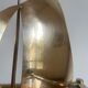 Vintage brass sailboat made in austria