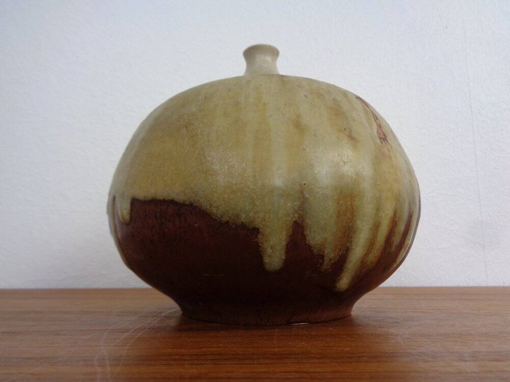 Danish Studio Ceramic Vase, 1960s