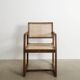 Mid Century Wooden "Box Chair" in Teak by Pierre Jeanneret, 1950s