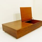 Coffee table with two opening compartments
