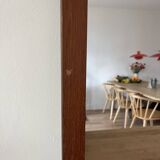 Vintage Danish teak mirror