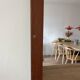 Vintage Danish teak mirror
