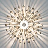 Pistillo ceiling lamp by Studio Tetrarch for Valenti, 1970s