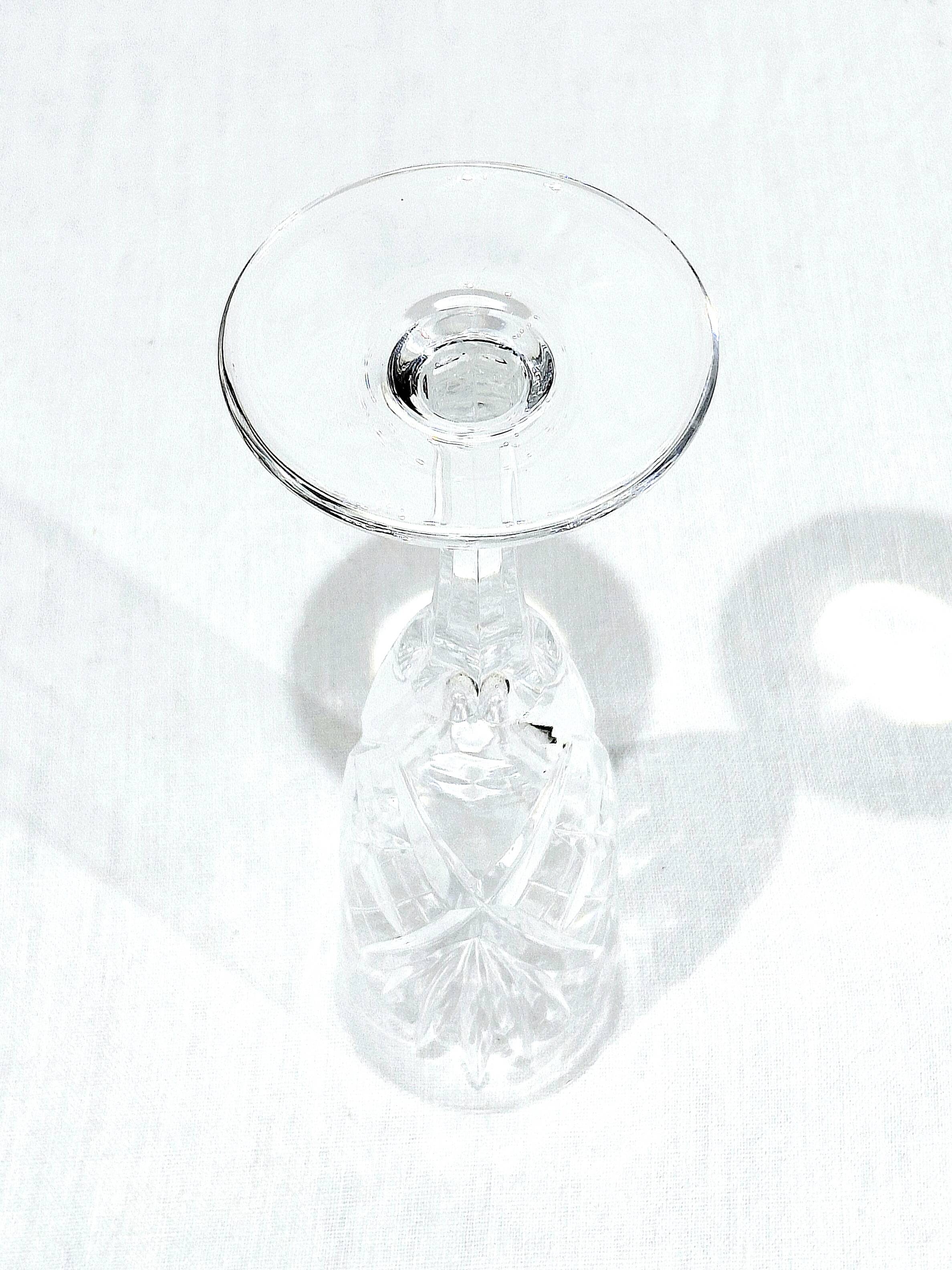 SAINT-LOUIS - CHANTILLY MODEL - 8 CHAMPAGNE FLUTES