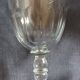 2 crystal glasses